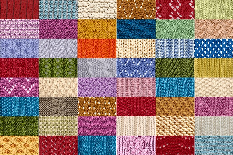 Types of knitting stitches