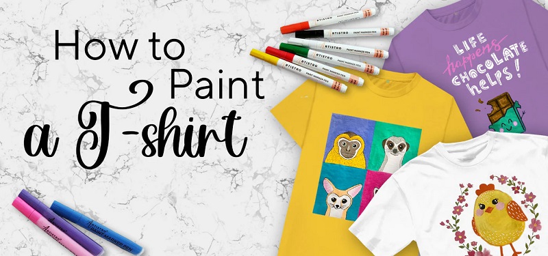 How to paint a T-shirt?