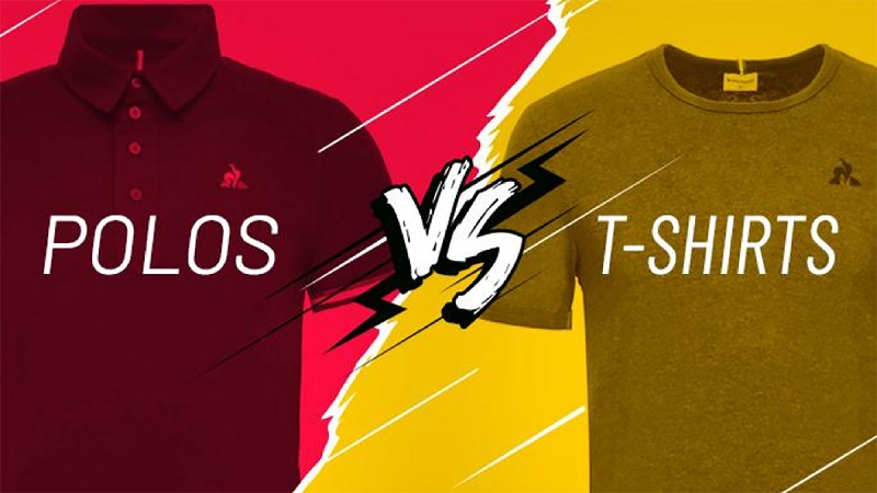 Difference Between T-Shirts vs Polo?