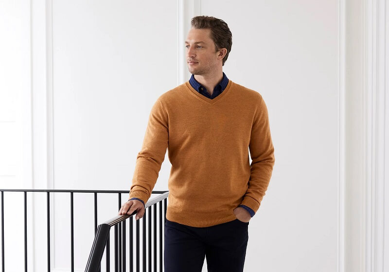 Why you need a V Neck sweater with a T-shirt in your wardrobe?